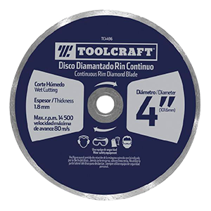 DISCO DIAMANTADO RIN CONTINUO 4 1/2, TOOLCRAFT