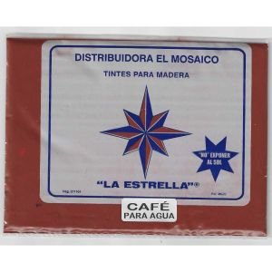 TINTE DE AGUA PARA MADERA, CAFÉ, LA ESTRELLA