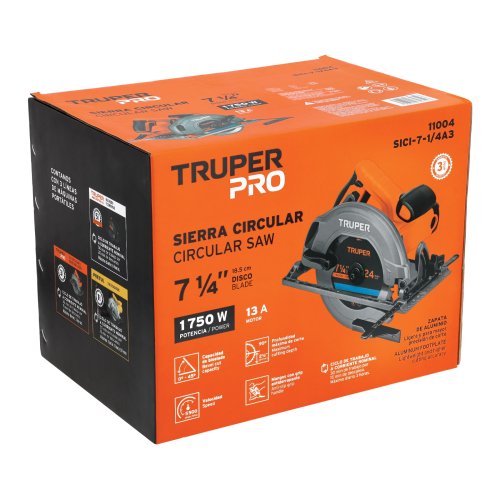SIERRA CIRCULAR 7 1/4, 1750W, TRUPER