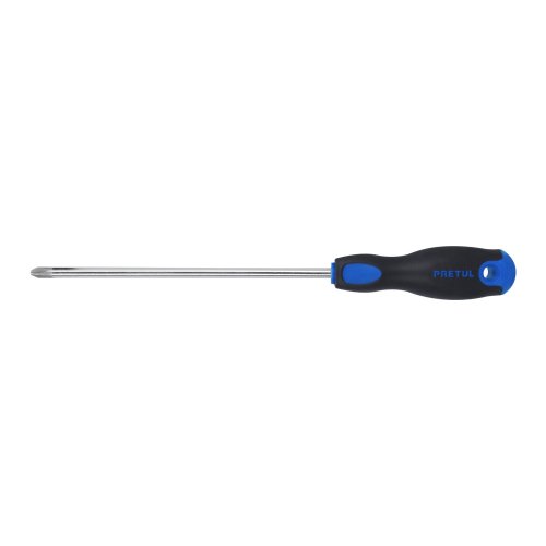 DESARMADOR DE CRUZ  5/16" x 8" MANGO COMFORT GRIP , PRETUL