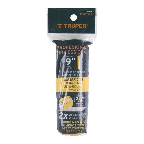 FELPA PARA RODILLO 9 PULG. X 3/4, SUPERFICIES RUGOSAS, TRUPER