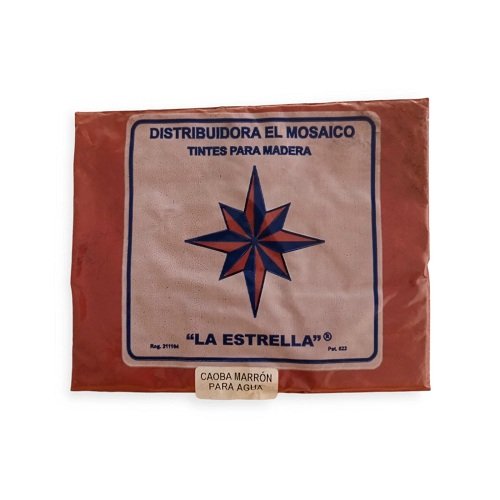 TINTE DE AGUA PARA MADERA, CAOBA MARRON