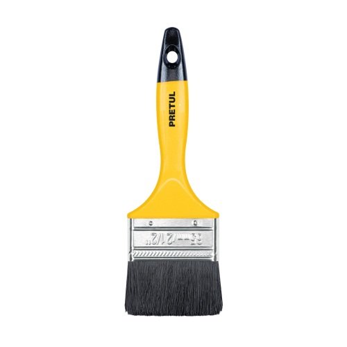 BROCHA MANGO PLASTICO 2 1/2 PULGADAS PRETUL