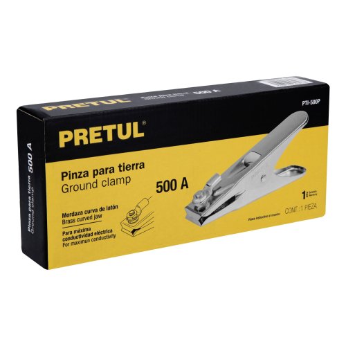 PINZA PARA TIERRA DE 500 AMPS, PRETUL