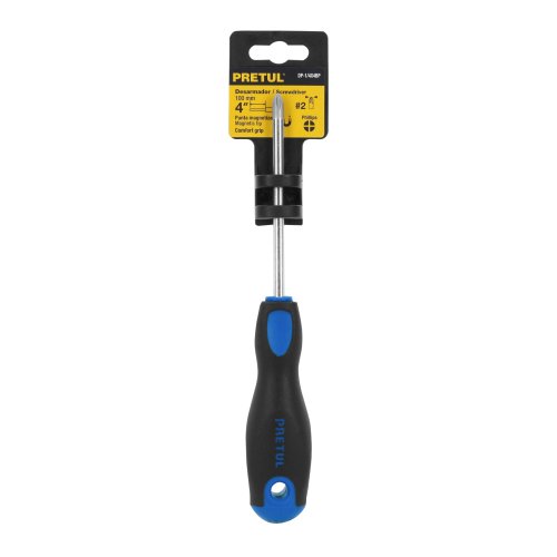 DESARMADOR CRUZ 1/4 X 4 PULGADAS, PRETUL
