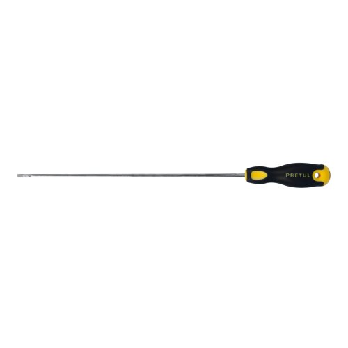 DESARMADOR PLANO CABINET 1/8 x 8" , PRETUL