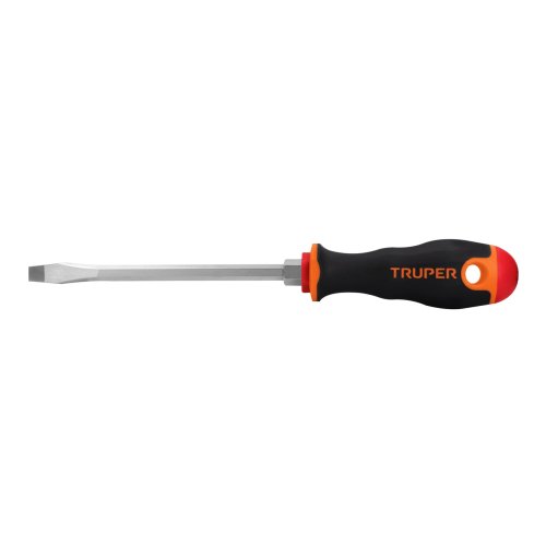 DESARMADOR PLANO 5/16" x 6" MANGO COMFORT GRIP, TRUPER