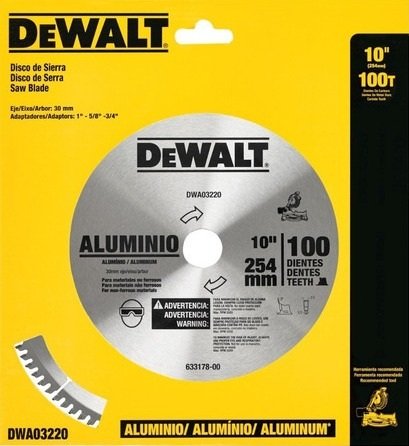 DISCO CIERRA CIRCULAR 10 DEWALT 100 DIENTES