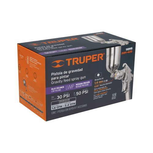 PISTOLA DE GRAVEDAD PARA PINTAR 1.4MM TRUPER