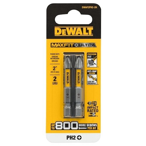 SET DE PUNTAS PHILLIPS CRUZ 2 PULG. DEWALT