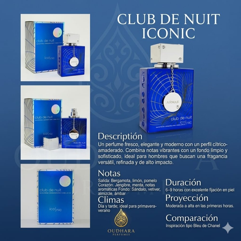 Club De Nuit Blue Iconic 100ML Edp Men