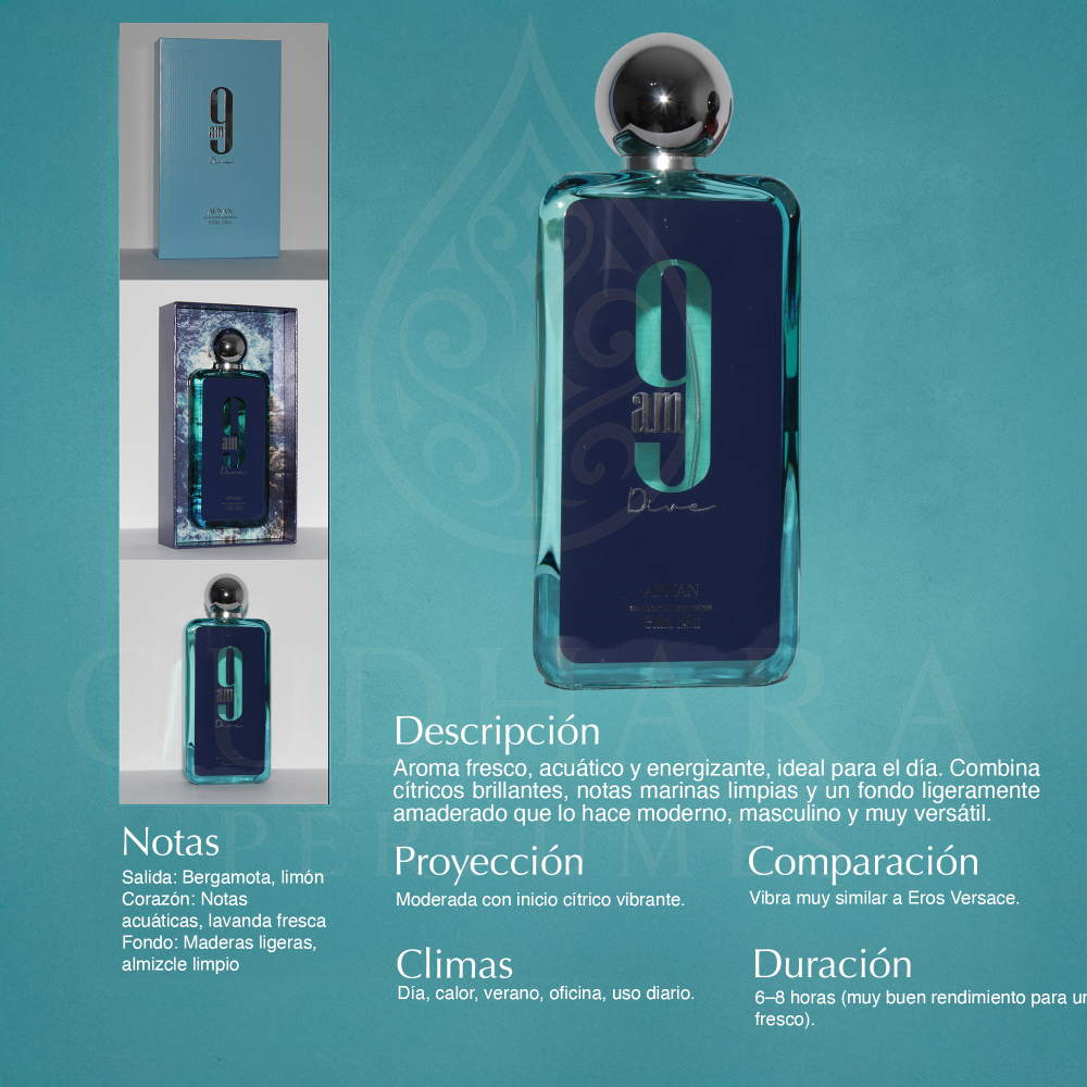 9am Dive 100ML - Men