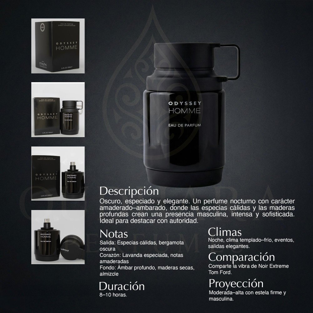 Odyssey Homme Black 100ML - Men