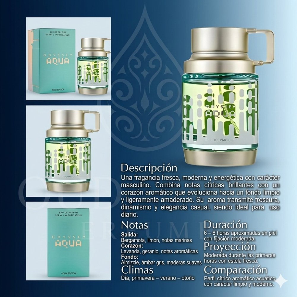 Odyssey Aqua 200ML Edp Men