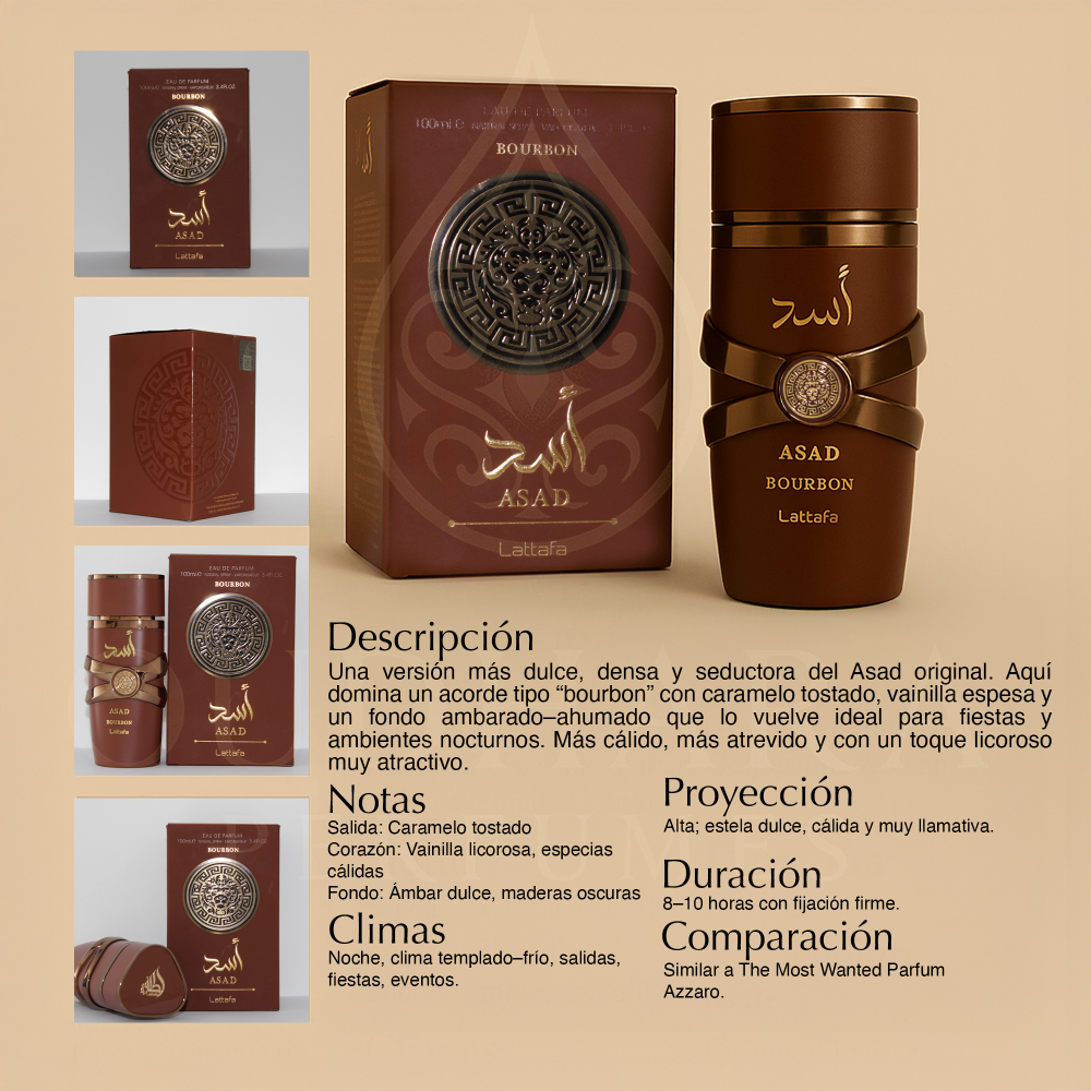 Asad Bourbon 100ML - Men