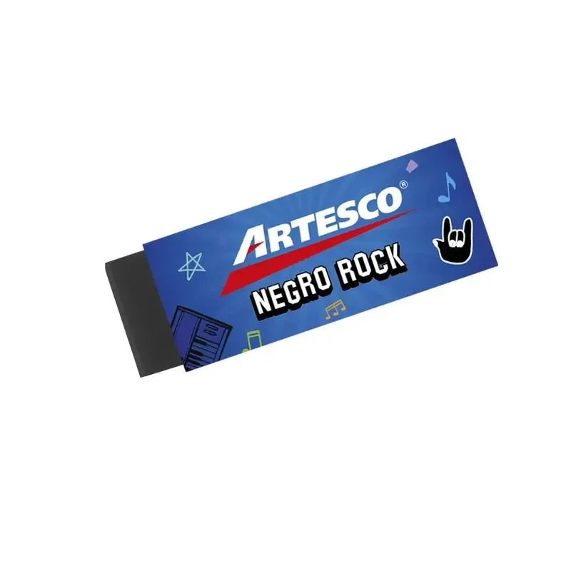 goma de borrar grande/negro ARTESCO