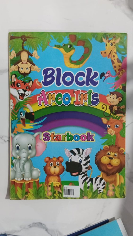 block arco iris STARBOOK A4