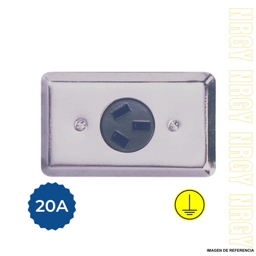 TOMA industral 20A 3*20 polo a tierra