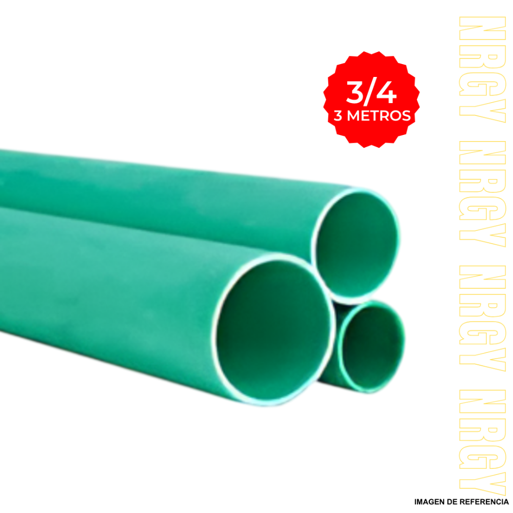 tubo PVC 3/4