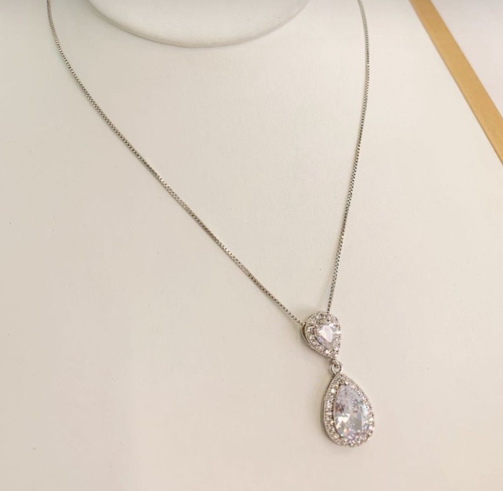 Colar Gota Dupla - Ref.:La0019
