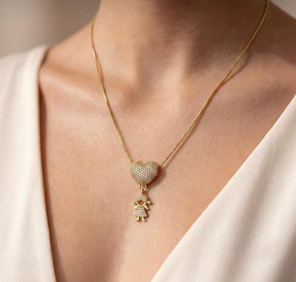 Colar Amor de Mãe (menina) - Ref.:La0024