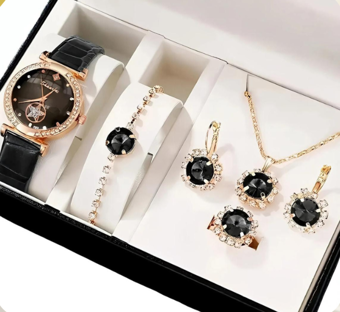 Kit reloj negro