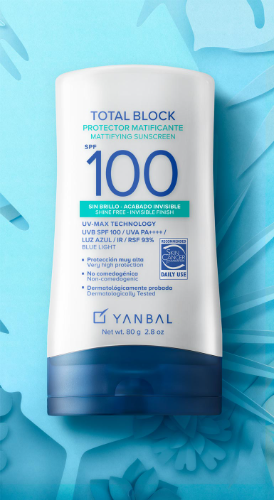 PROTECTOR SOLAR TOTAL BLOCK MATT YANBAL 80 MG