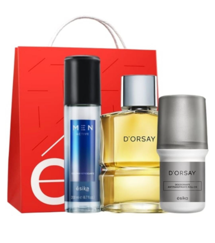 COMBO MASCULINO DORSAY 90 ML CON DESODORANTE Y COLONIA REFRESCANTE