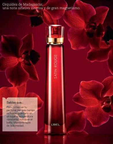 FRAGANCIA FEMENINA L´BEL SATIN ROUGE 50 ML