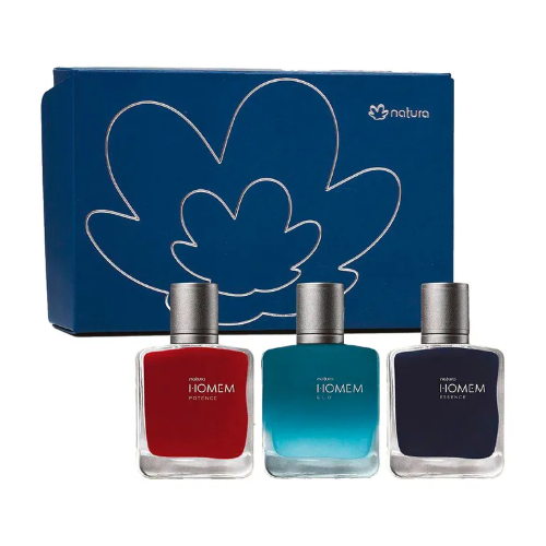 KIT FRAGANCIA HOMEM X3 MINI 25ML