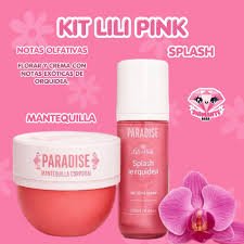 KIT LILI-PINK PARADISE ORQUIDEA Y CREMA