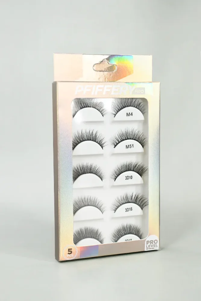 Kit pestañas postizas tira x5