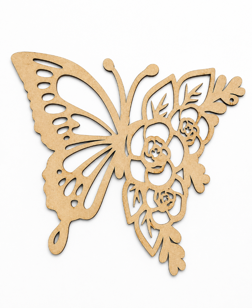MARIPOSA 40CM CON FLOR
