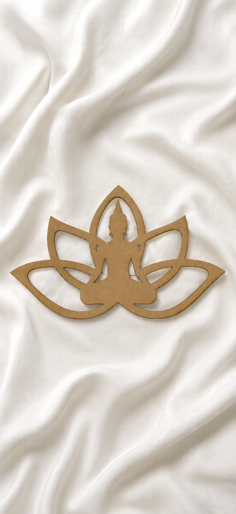 FLOR DE LOTO BUDA  40 X 25
