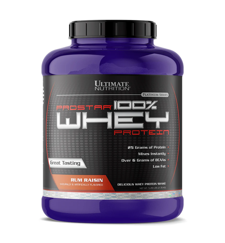 Prostar Whey 5lb - Rum Raisin 80 sv.