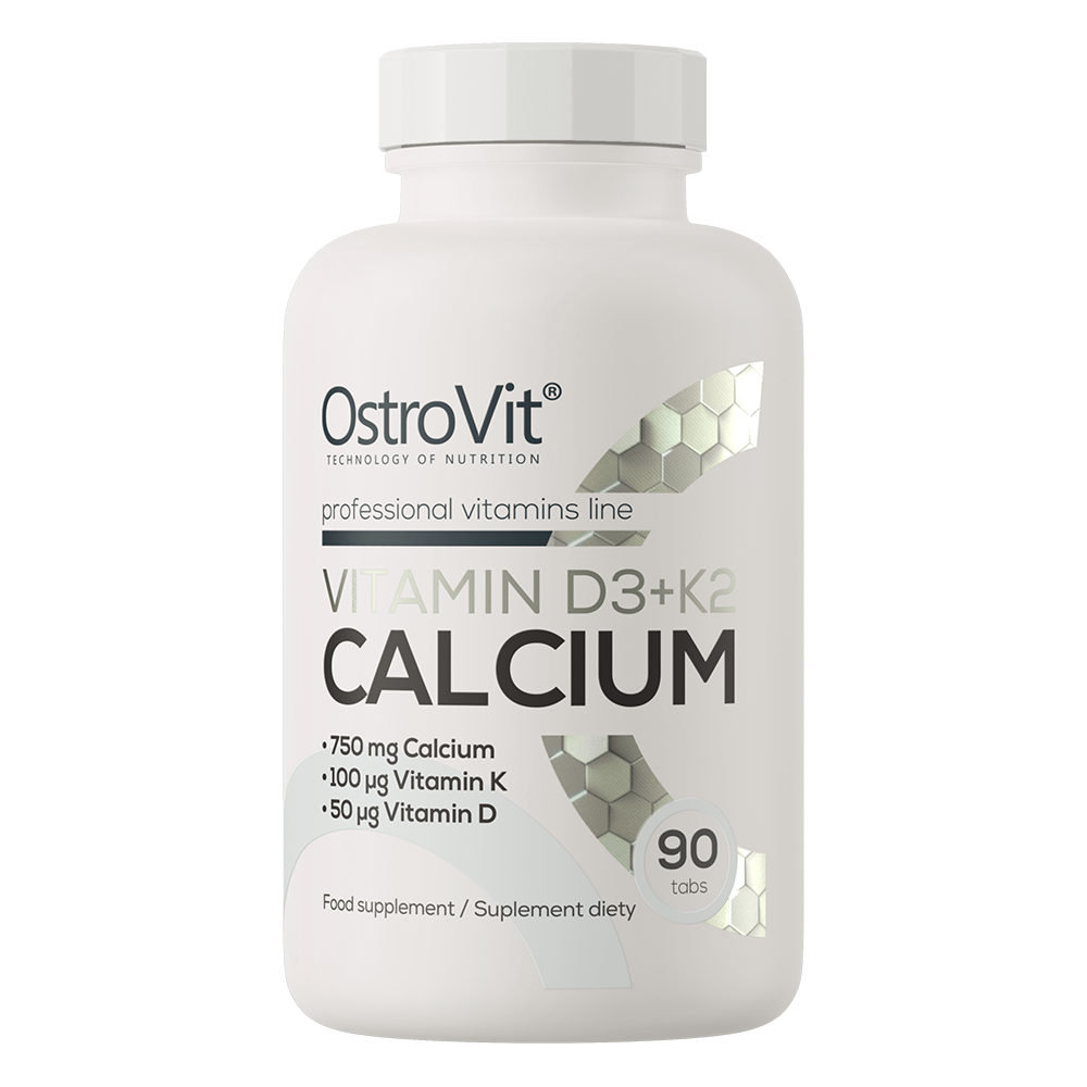 CALCIO Vitamina D3+K2 - 90 tabs - Ostrovit
