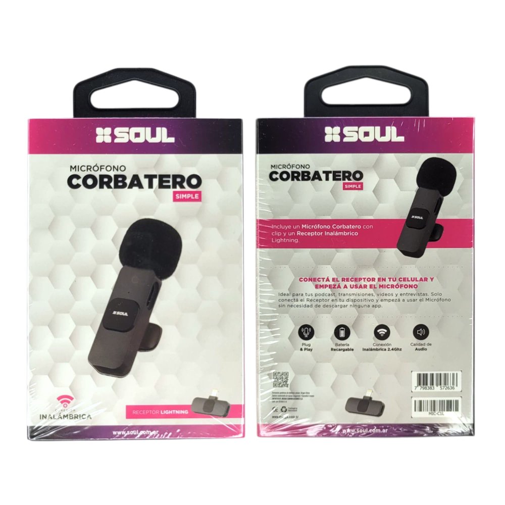 MICRO CORBATERO INDIVIDUAL LIGHTNING