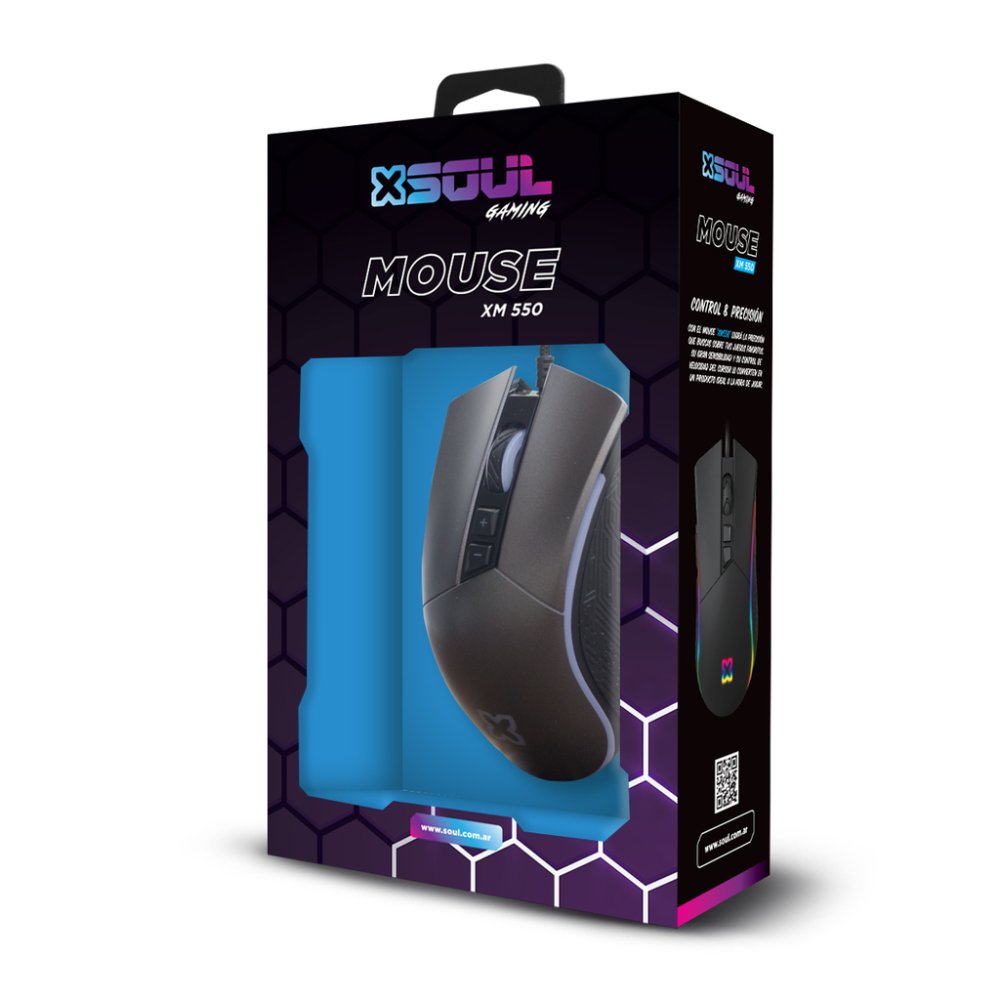 MOUSE GAMER SOUL XM550