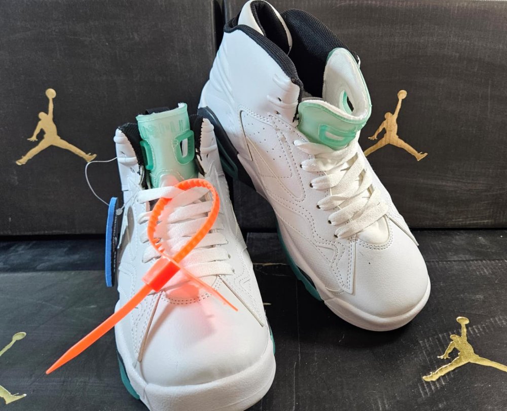 JORDAN MVP WHITE GREEN GLOW