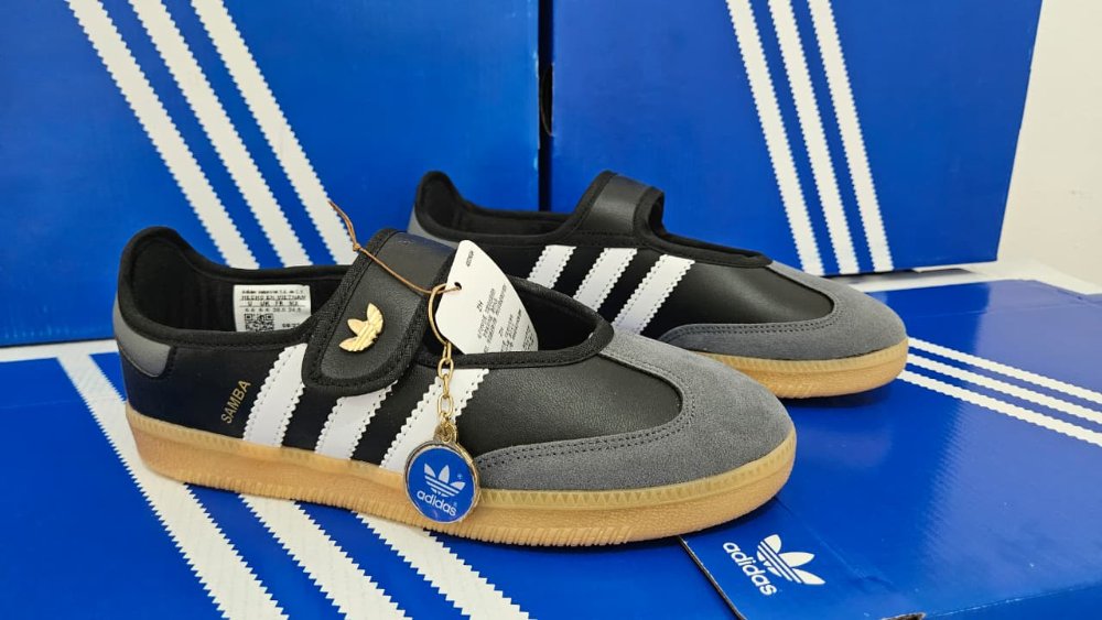 SAMBA MARY JANE BLACK WHITE #3.5