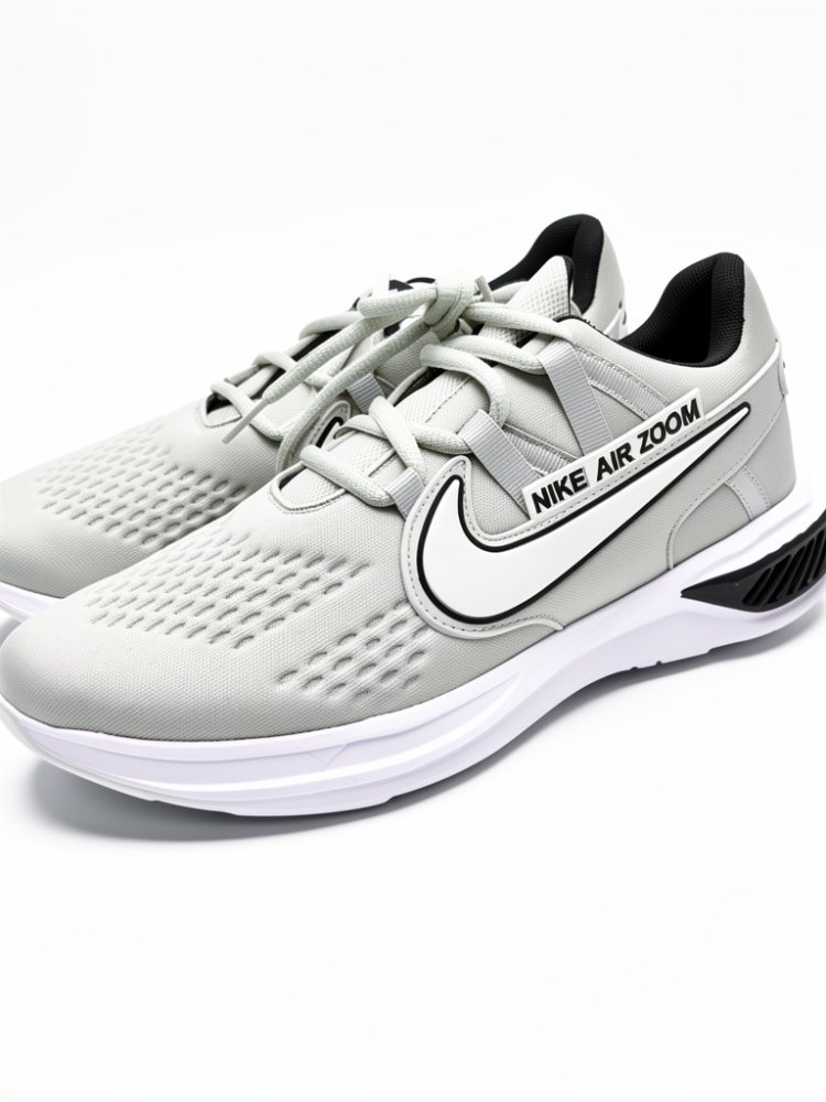 NIKE GRIS SUELA BLANCA #4