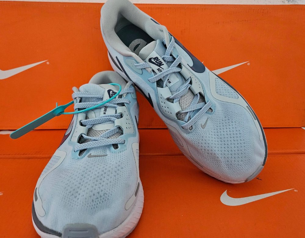 NIKE AIR MAX BLANCO AZUL #8
