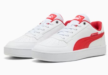 PUMA BLANCO CON ROJO #5.5