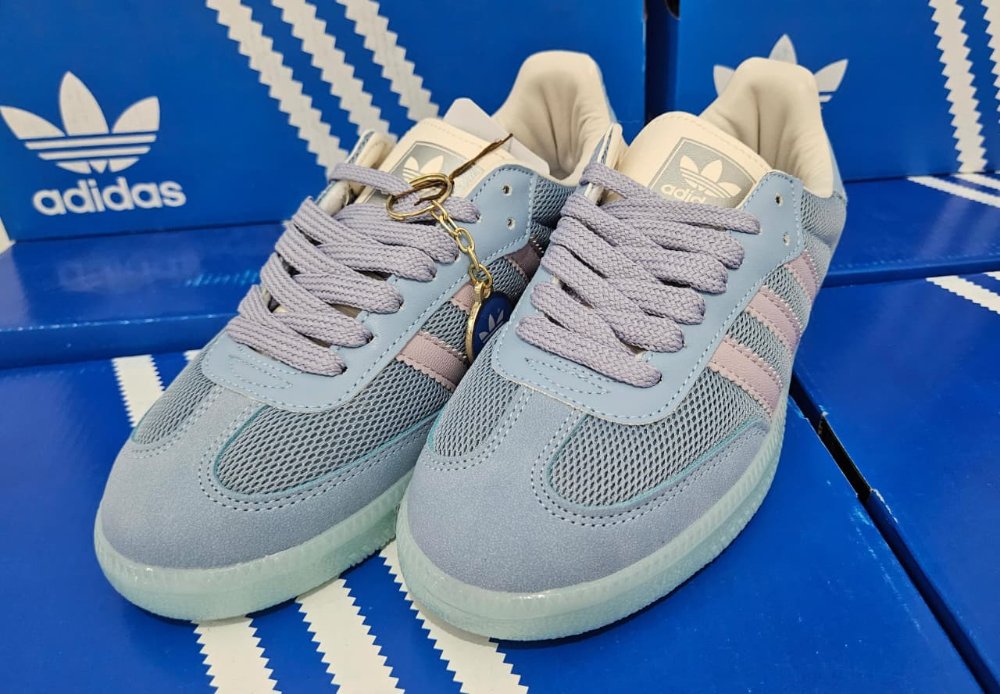 ADIDAS SAMBA TACTIL AZUL HIELO/LAVANDA