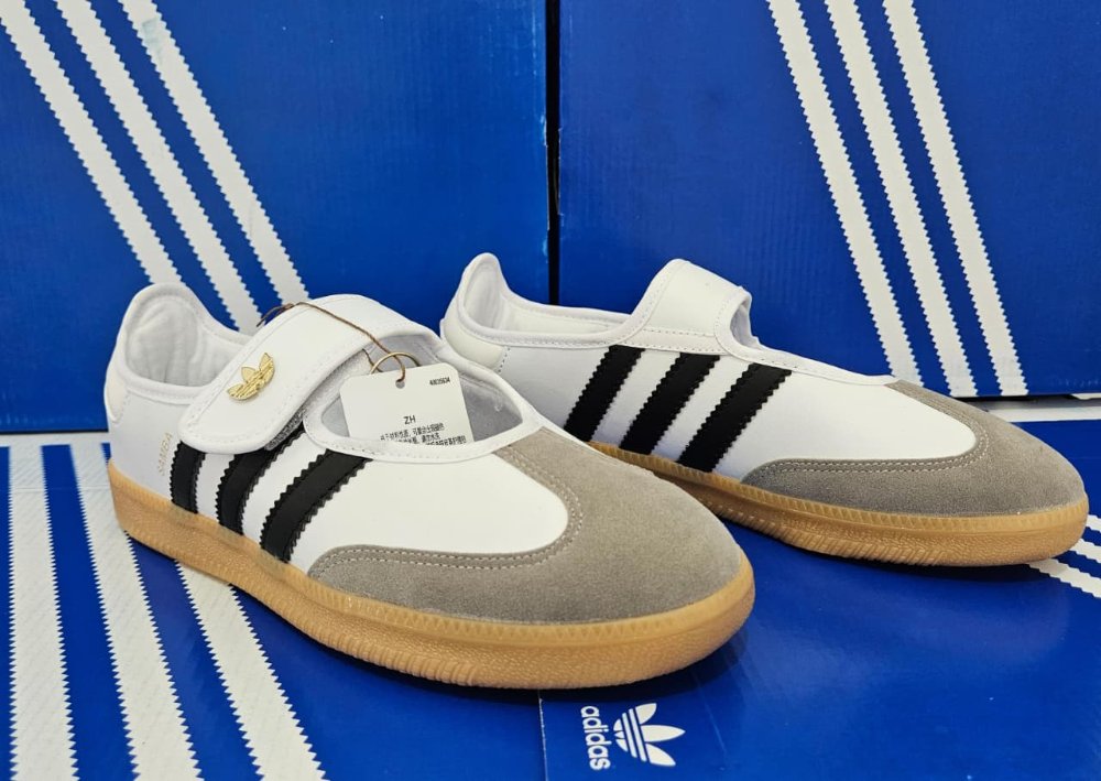 SAMBA MARY JANE WHITE BLACK GUM #5