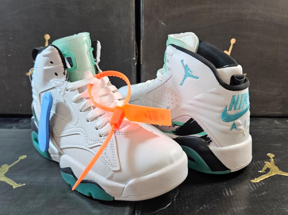 JORDAN MVP WHITE GREEN GLOW #6