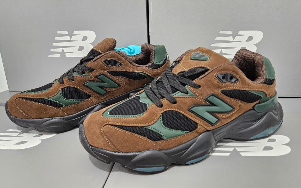 NEW BALANCE 960 CAFE VERDE MILITAR NEGRO #5.5