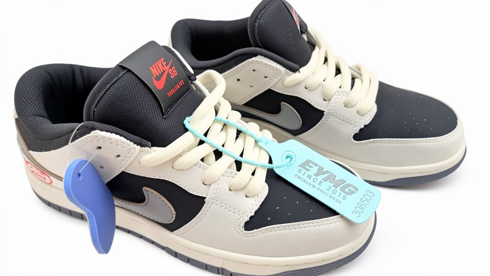 NIKE DUNK CREMA/NEGRO/GRIS #6.5