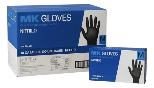 CAJA DE GUANTES TALLE (M) X100 UNIDADES