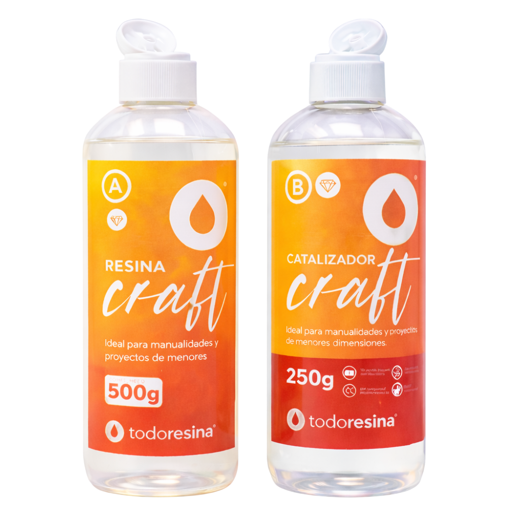 RESINA EPOXI CRAFT 2:1 DE 750 GR